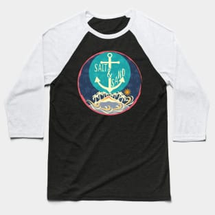 Beach Salt and Sand Baseball T-Shirt